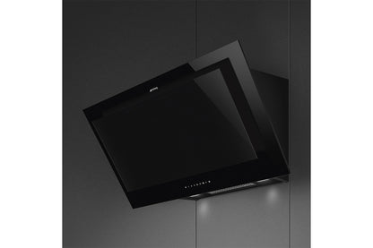 Smeg 90cm Chimney Cooker Hood | KV194B3 | Black