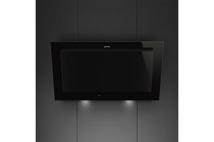 Smeg 90cm Chimney Cooker Hood | KV194B3 | Black