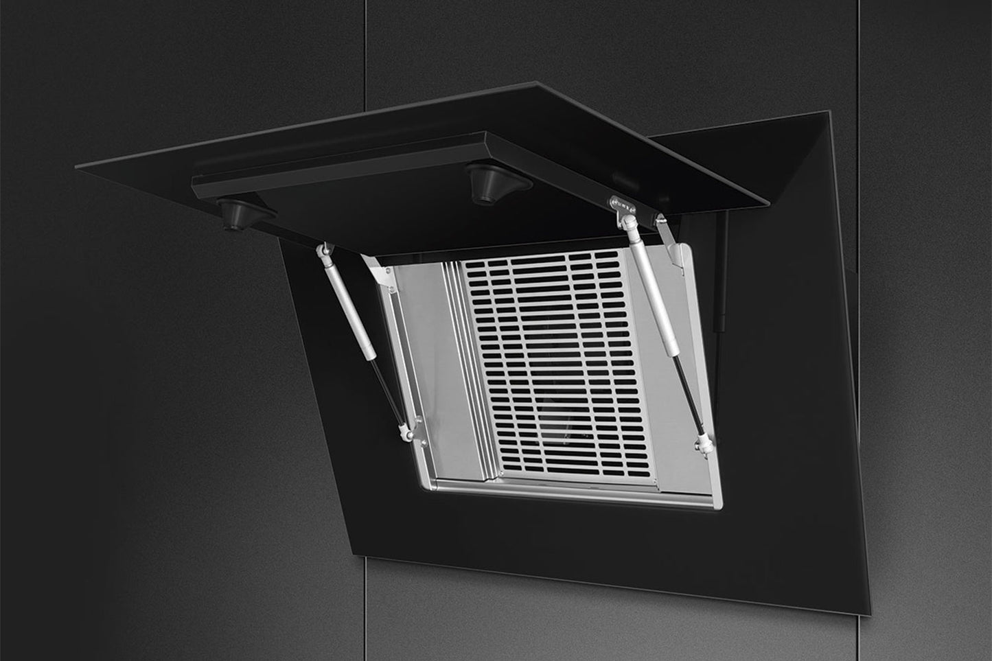 Smeg 90cm Chimney Cooker Hood | KV194B3 | Black