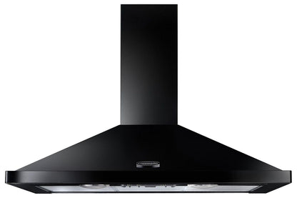 Rangemaster 110cm Chimney Hood | LEIHDC110BC | Black