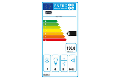 Rangemaster 110cm Chimney Hood | LEIHDC110BC | Black