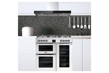 Belling 90cm Linear Box Style Cooker Hood | LIN900STA