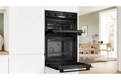 Bosch Series 4 Built-in Double Oven | MBA533BB3B | Black