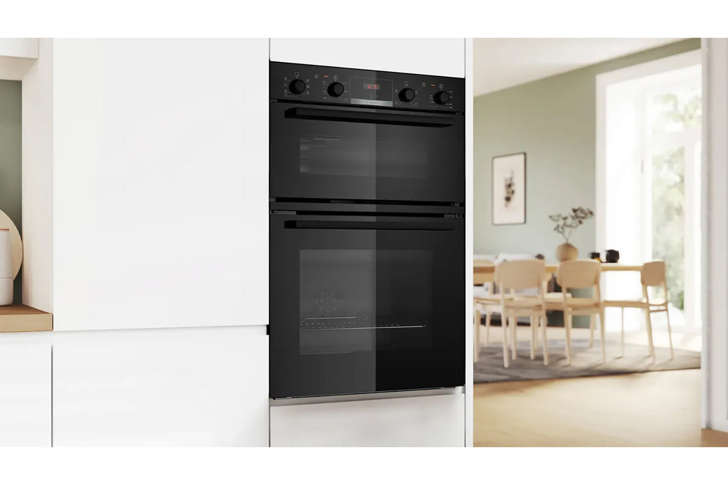 Bosch Series 4 Built-in Double Oven | MBA533BB3B | Black
