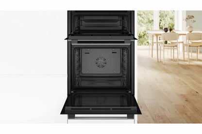 Bosch Series 4 Built-in Double Oven | MBA533BS3B | Stainless Steel