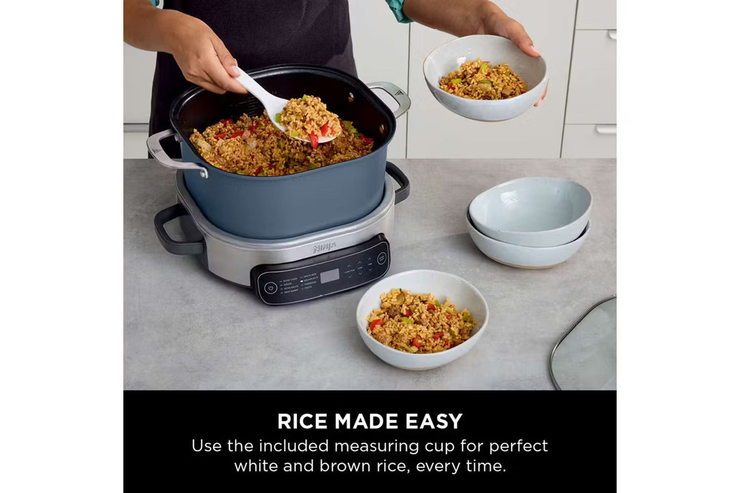 Ninja 6L Foodi Possible 8-in-1 Slow Cooker | MC1101UK | Midnight Blue