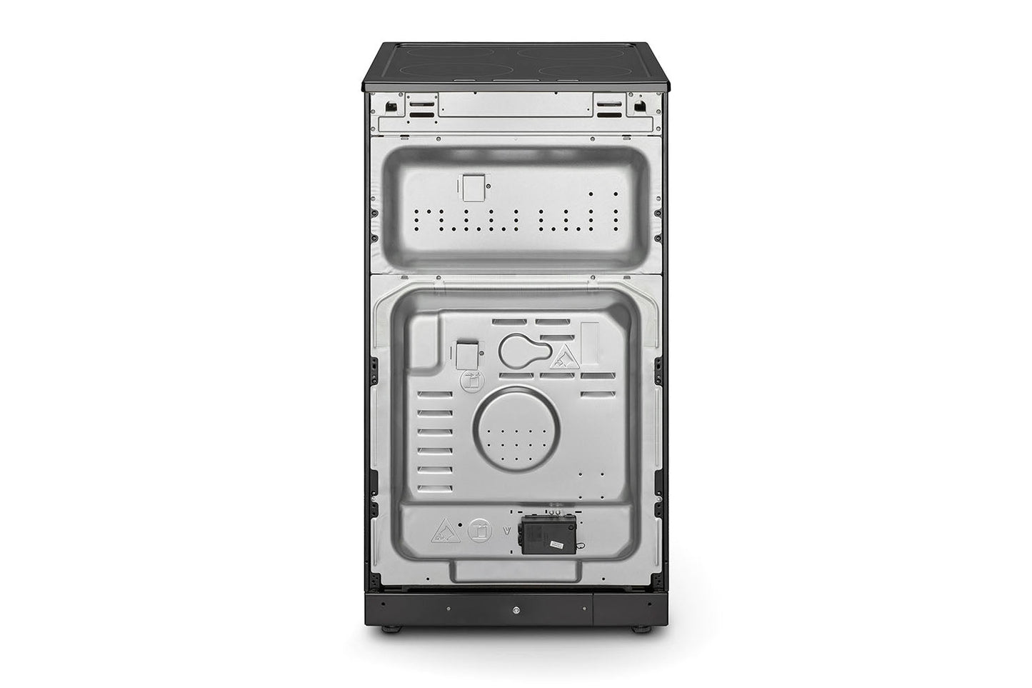 Montpellier 50cm Freestanding Double Electric Cooker | MDOC50FK | Black