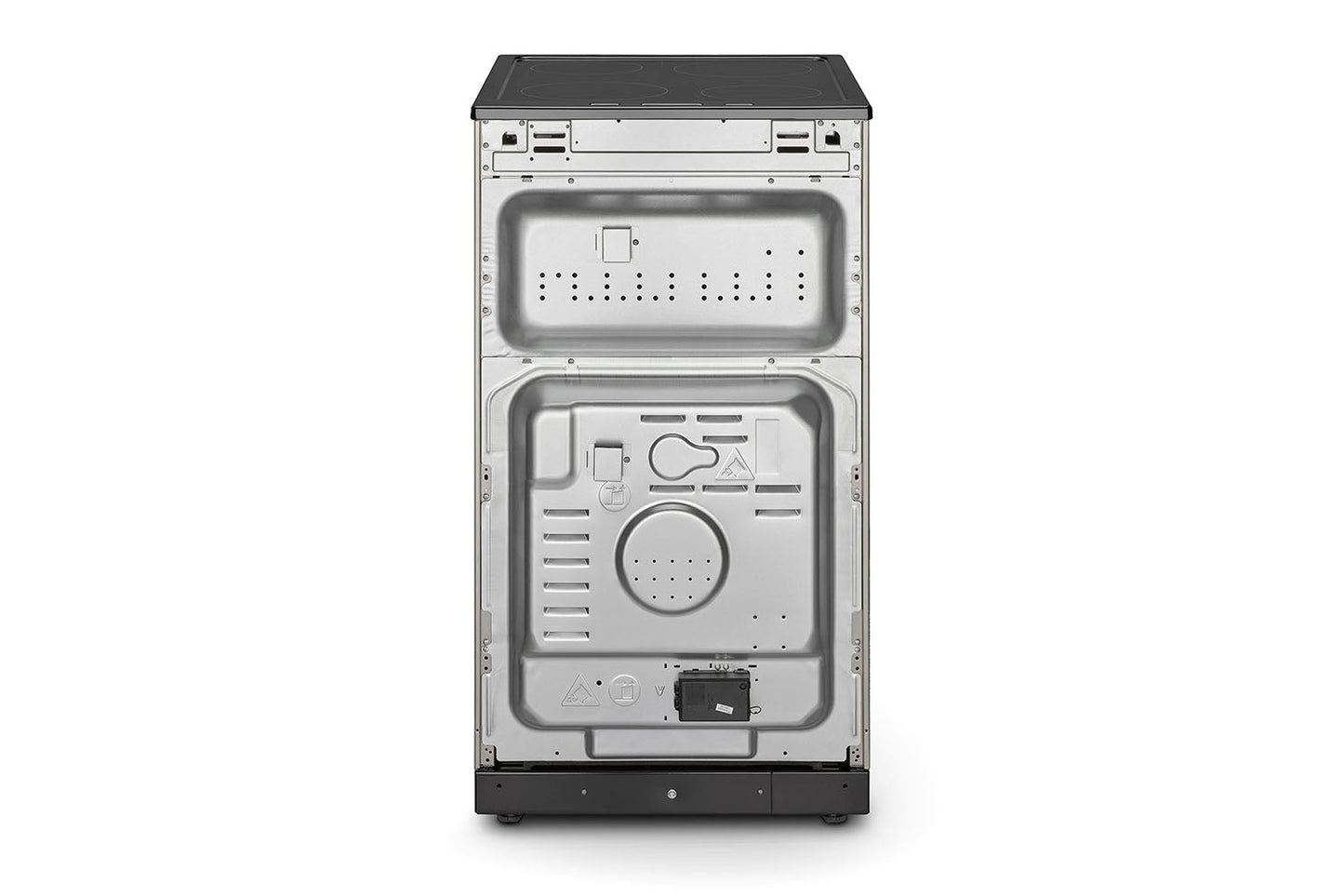 Montpellier 50cm Freestanding Double Electric Cooker | MDOC50FS | Silver