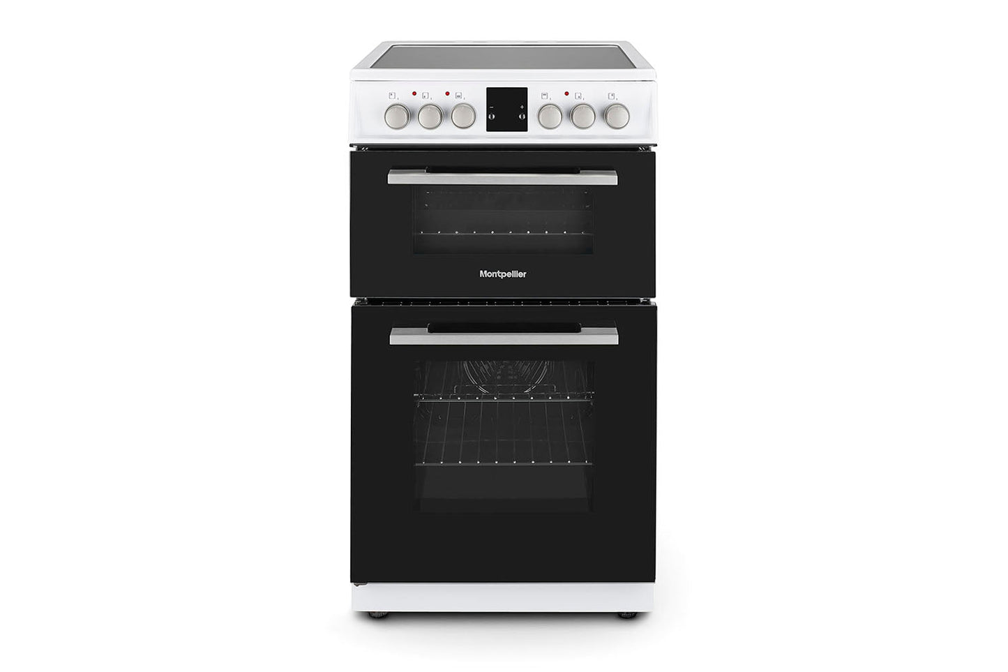 Montpellier 50cm Freestanding Double Electric Cooker | MDOC50FW | White