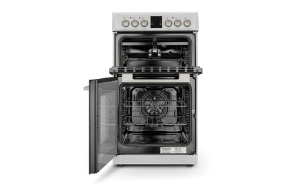 Montpellier 50cm Freestanding Double Electric Cooker | MDOC50FW | White