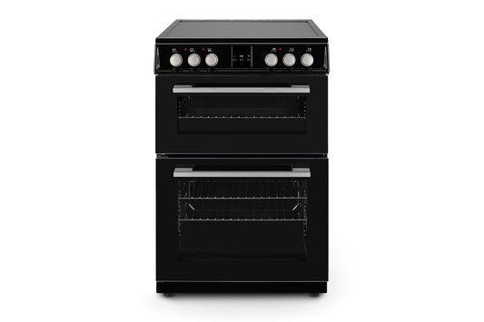 Montpellier 60cm Double Electric Cooker | MDOC60FK | Black
