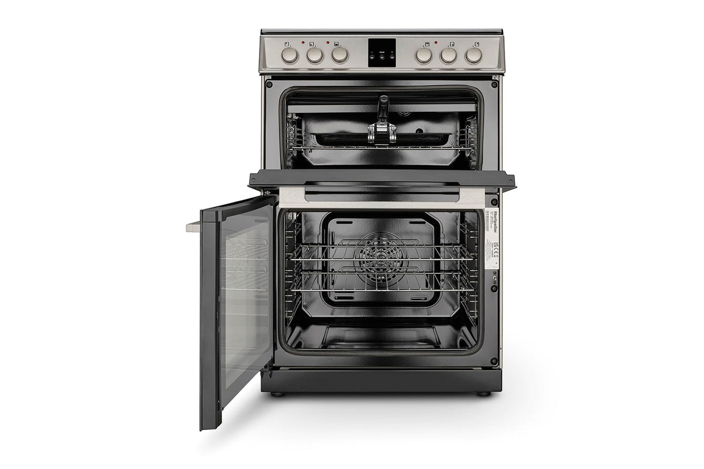 Montpellier 60cm Double Electric Cooker | MDOC60FS | Silver