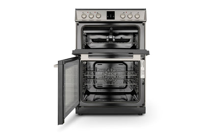 Montpellier 60cm Double Electric Cooker | MDOC60FS | Silver