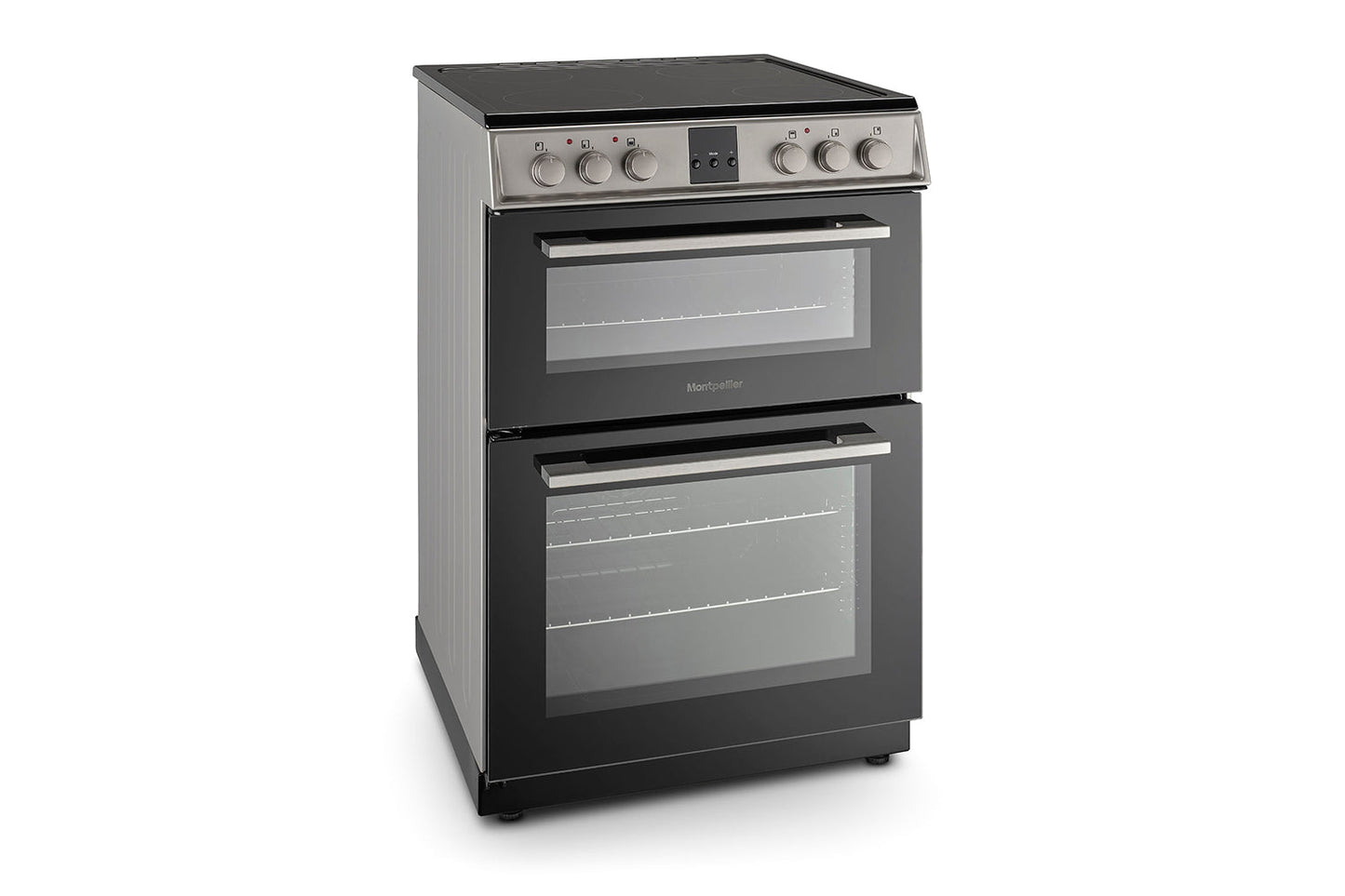 Montpellier 60cm Double Electric Cooker | MDOC60FS | Silver