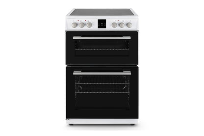 Montpellier 60cm Double Electric Cooker | MDOC60FW | White