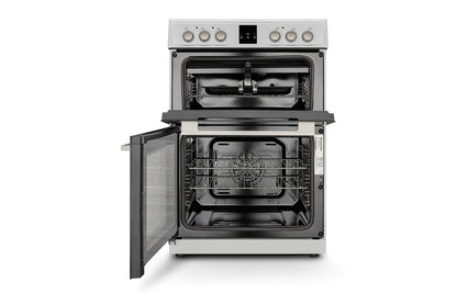 Montpellier 60cm Double Electric Cooker | MDOC60FW | White