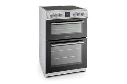 Montpellier 60cm Double Electric Cooker | MDOC60FW | White