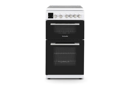 Montpellier 50cm Freestanding Double Gas Cooker | MDOG50LW | White