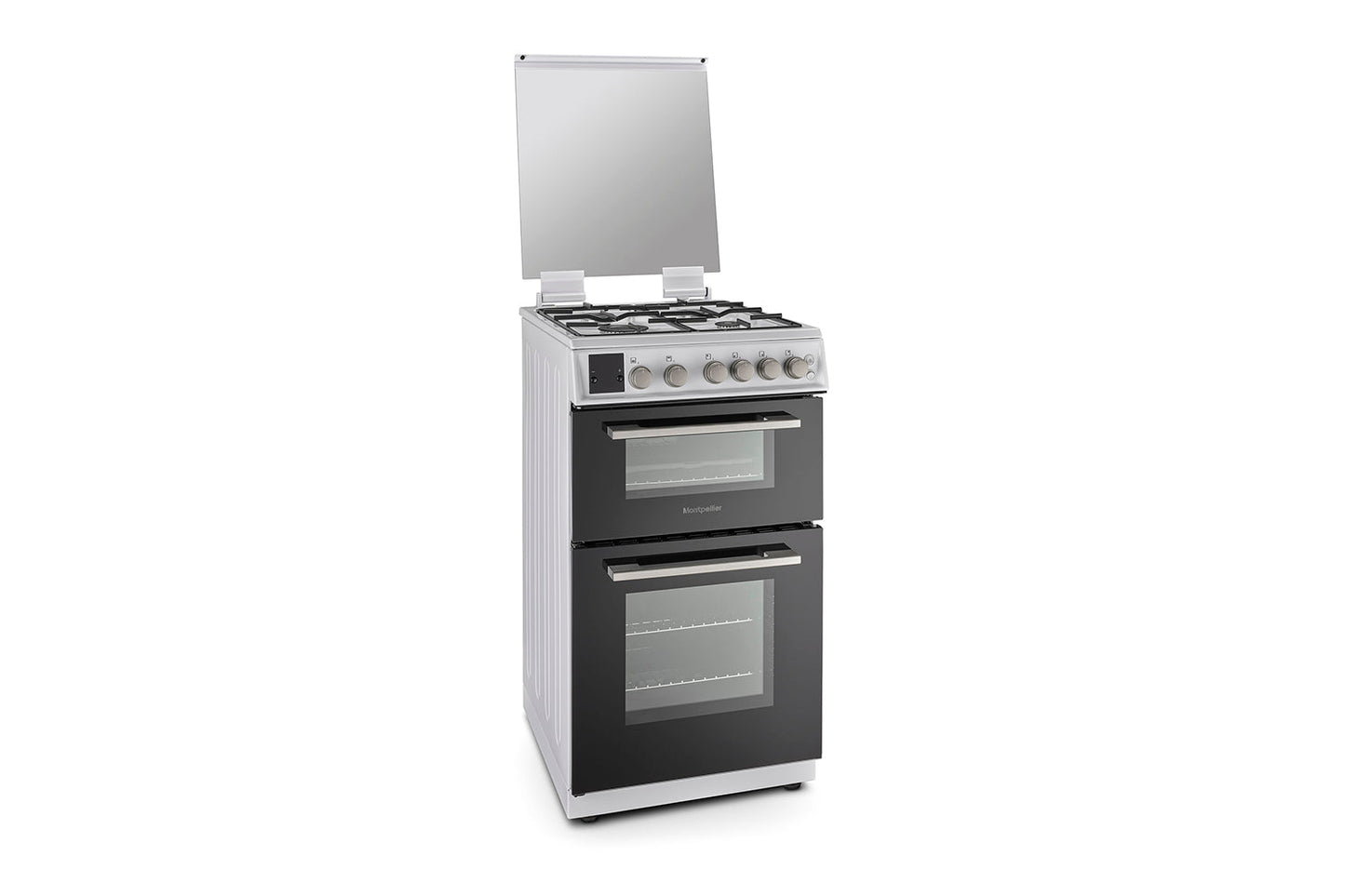 Montpellier 50cm Freestanding Double Gas Cooker | MDOG50LW | White