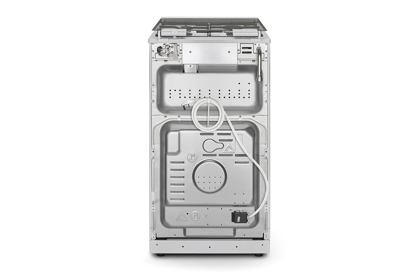 Montpellier 50cm Freestanding Double Gas Cooker | MDOG50LW | White