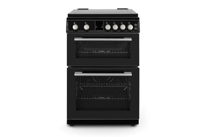 Montpellier 60cm Freestanding Double Oven Gas Cooker | MDOG60LK | Black