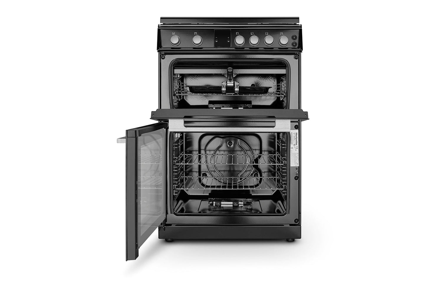 Montpellier 60cm Freestanding Double Oven Gas Cooker | MDOG60LK | Black