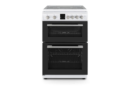 Montpellier 60cm Freestanding Double Oven Gas Cooker | MDOG60LW | White