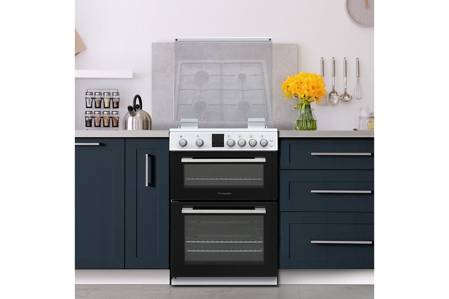 Montpellier 60cm Freestanding Double Oven Gas Cooker | MDOG60LW | White