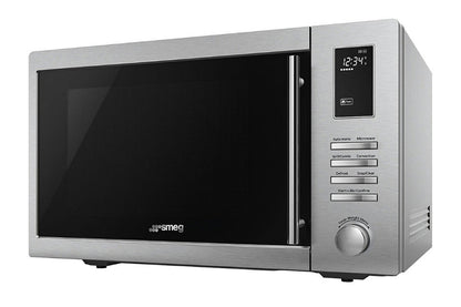 Smeg  34L 1800W Freestanding Combination Microwave Oven | MOE34CXIUK | Stainless Steel