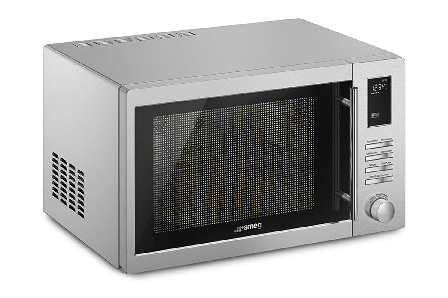 Smeg  34L 1800W Freestanding Combination Microwave Oven | MOE34CXIUK | Stainless Steel