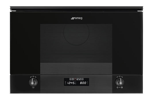 Smeg 22L 2700W Built-in Microwave | MP122B3 | Black