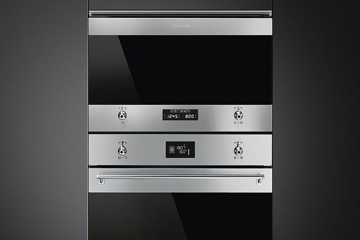 Smeg 22L 850W Built-in Microwave | MP322X1 | Stainless Steel