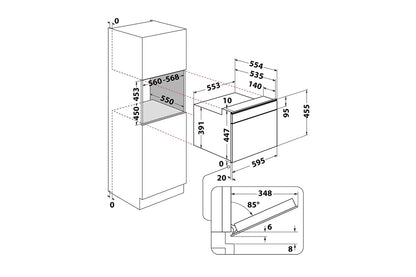 Hotpoint Class 7 Built-in Microwave | MP776IXH | Stainless Steel