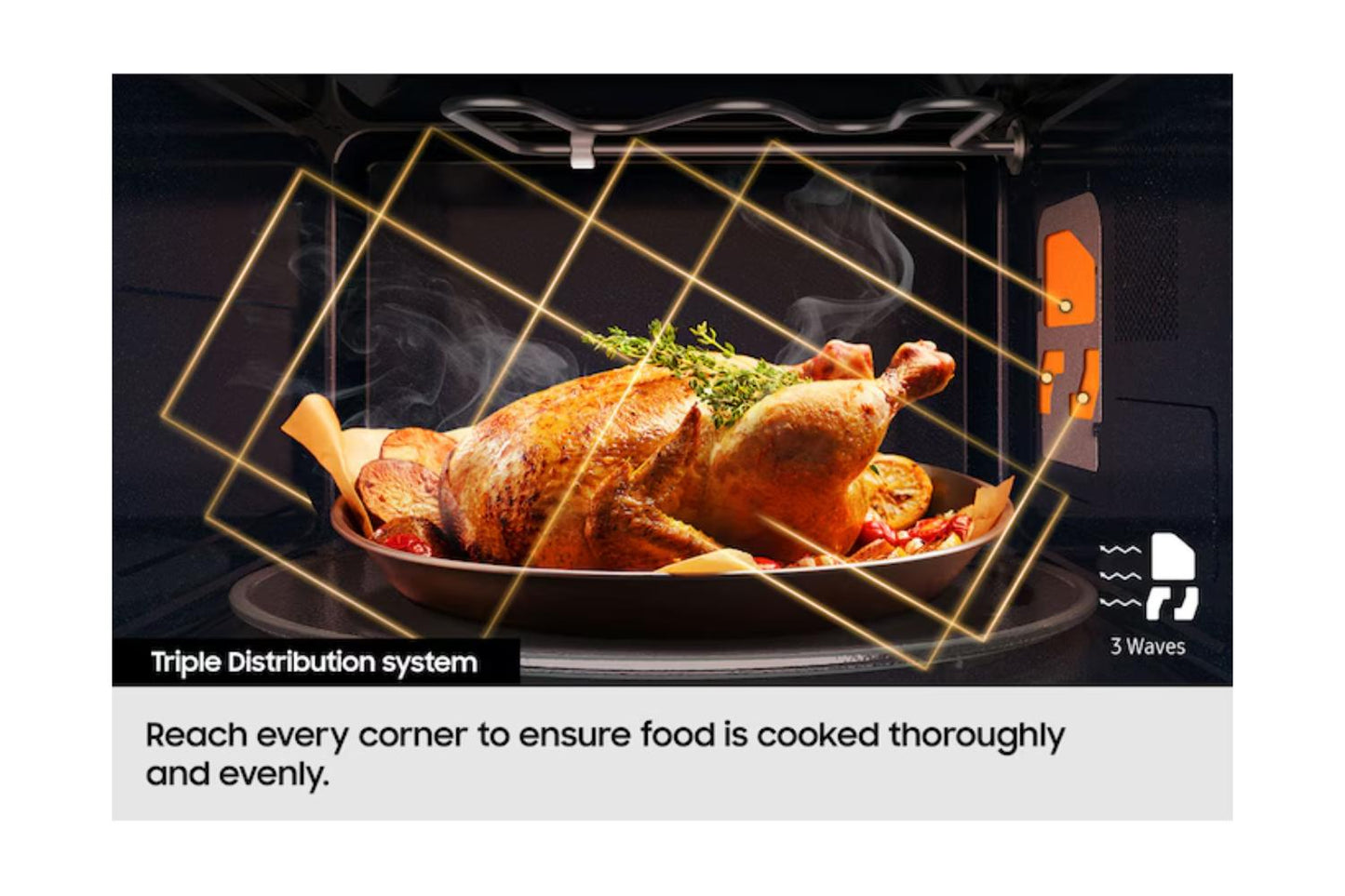 Samsung Solo Freestanding Single Microwave | MS23K3513AK/EU | Black