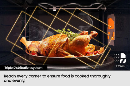 Samsung Solo Freestanding Single Microwave | MS23K3513AW/EU | White