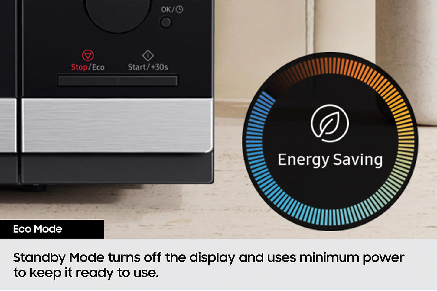 Samsung Solo Freestanding Single Microwave | MS23K3513AW/EU | White