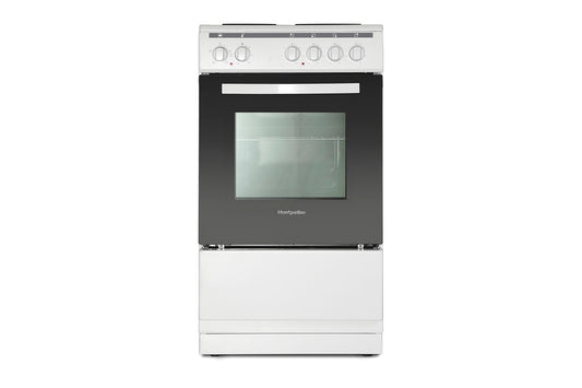 Montpellier 50cm Freestanding Electric Cooker | MSE46W | White