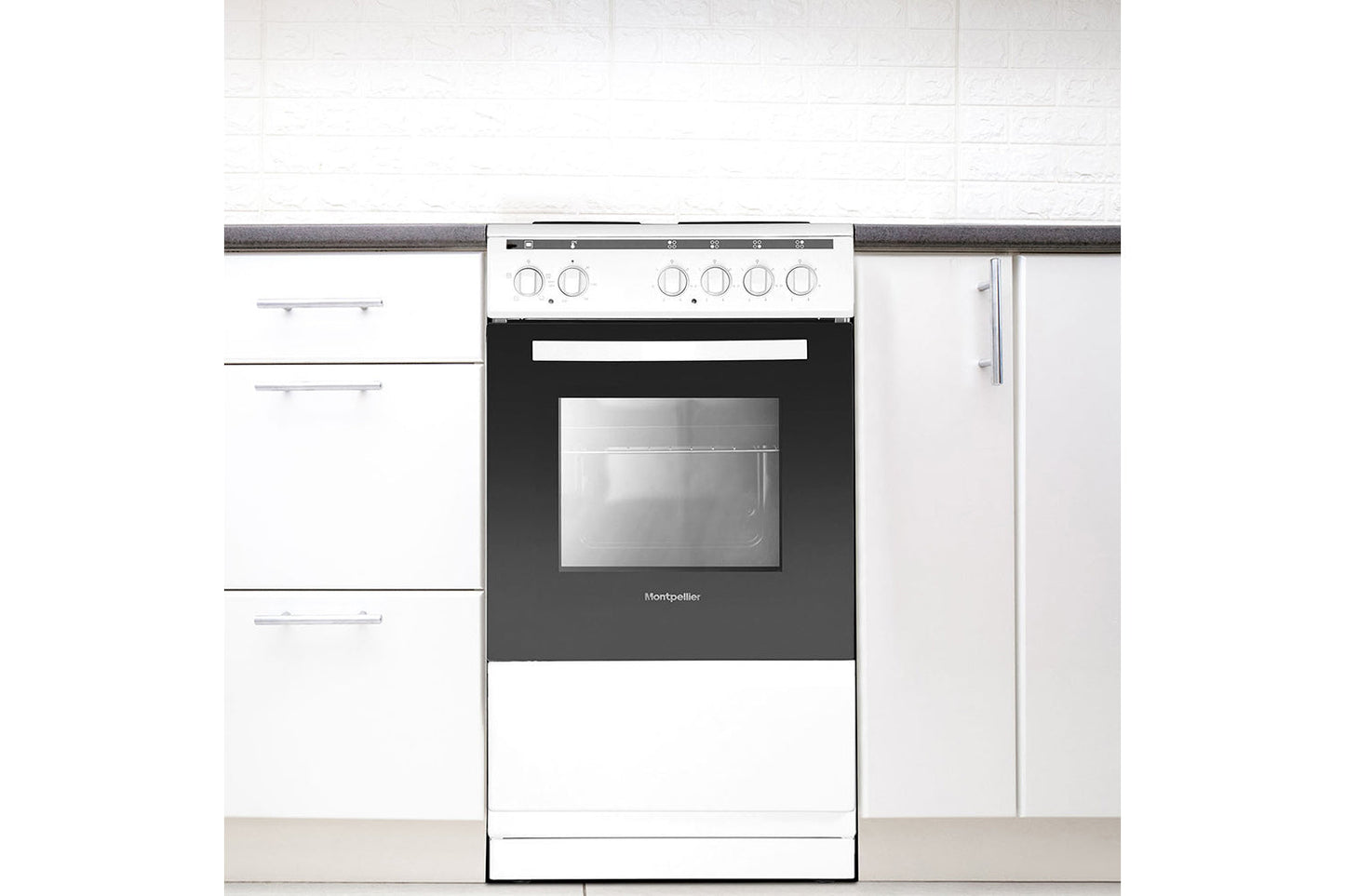 Montpellier 50cm Freestanding Electric Cooker | MSE46W | White