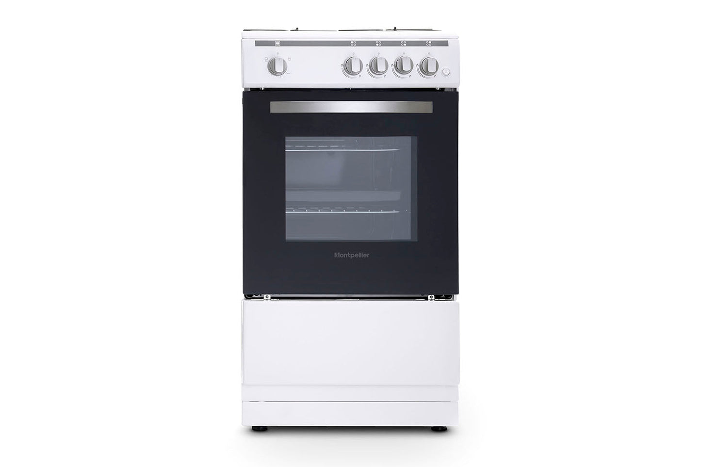 Montpellier 50cm Freestanding Single Oven Gas Cooker | MSG50W | White
