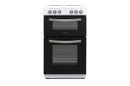 Montpellier 50cm Freestanding Twin Cavity Electric Cooker | MTCE50W | White
