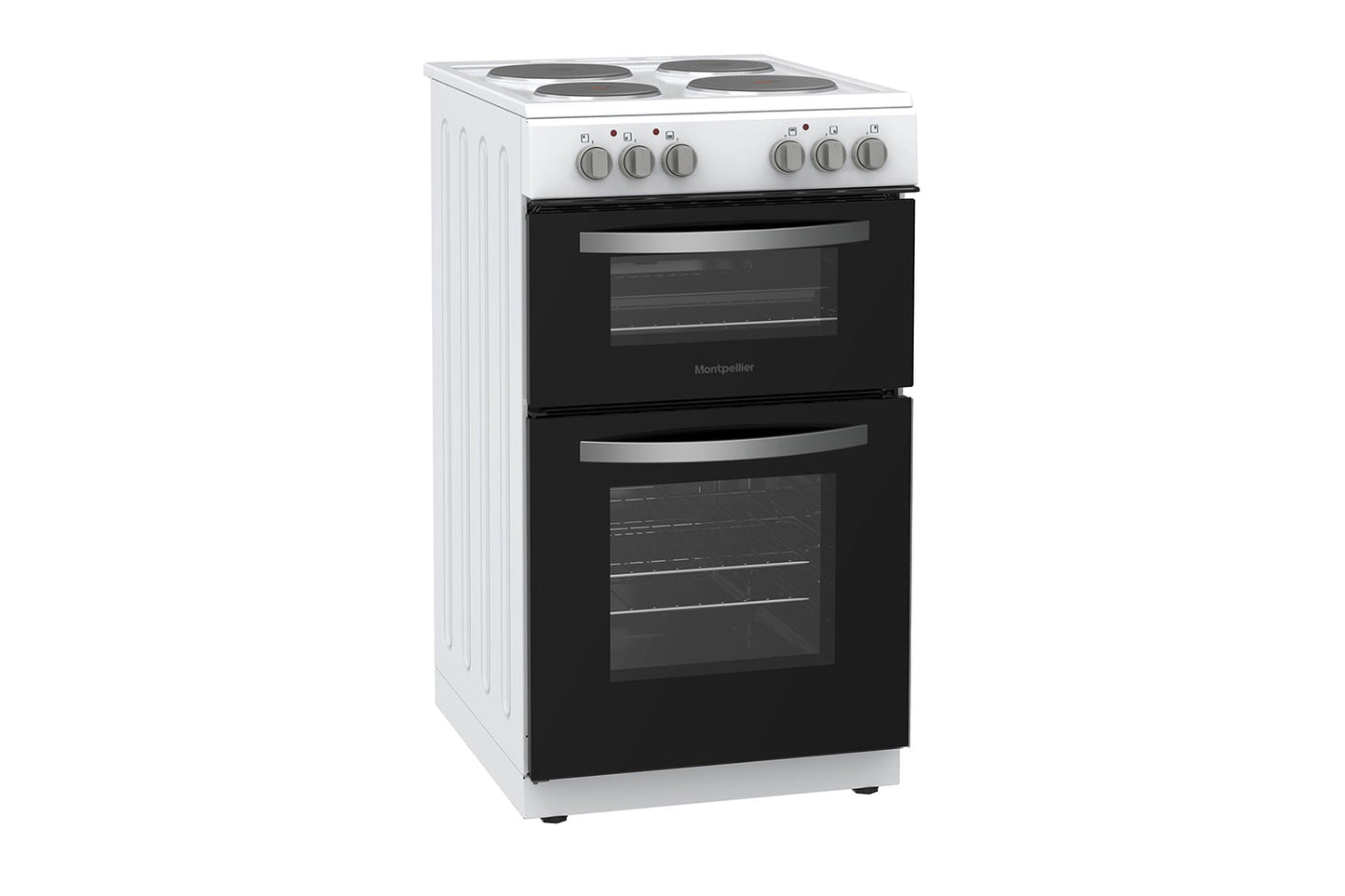 Montpellier 50cm Freestanding Twin Cavity Electric Cooker | MTCE50W | White