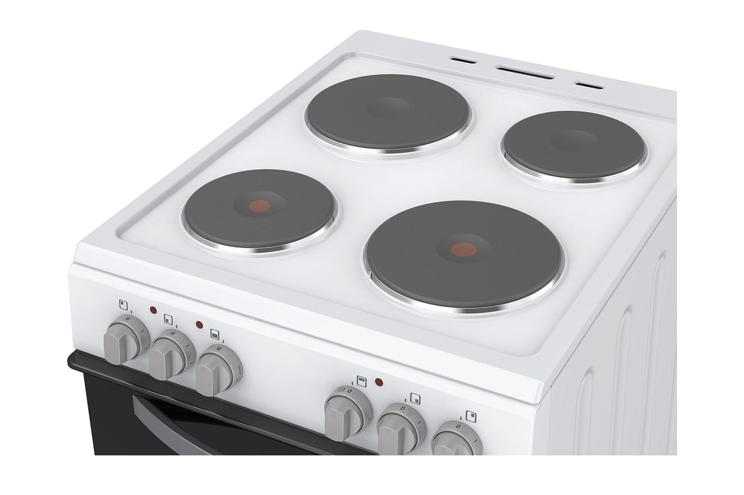 Montpellier 50cm Freestanding Twin Cavity Electric Cooker | MTCE50W | White
