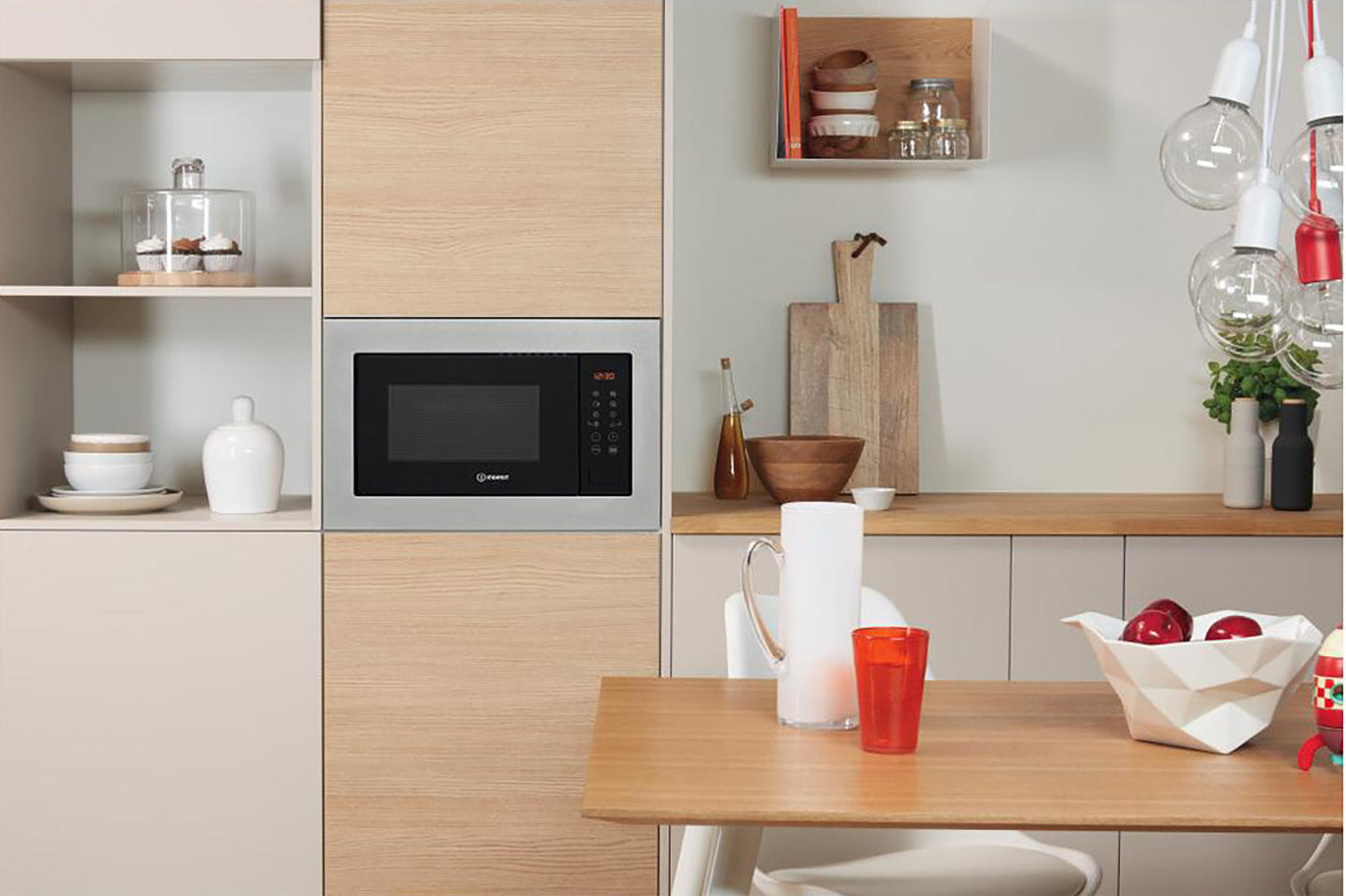 Indesit Built in Microwave | MWI125GX | Stainless Steel