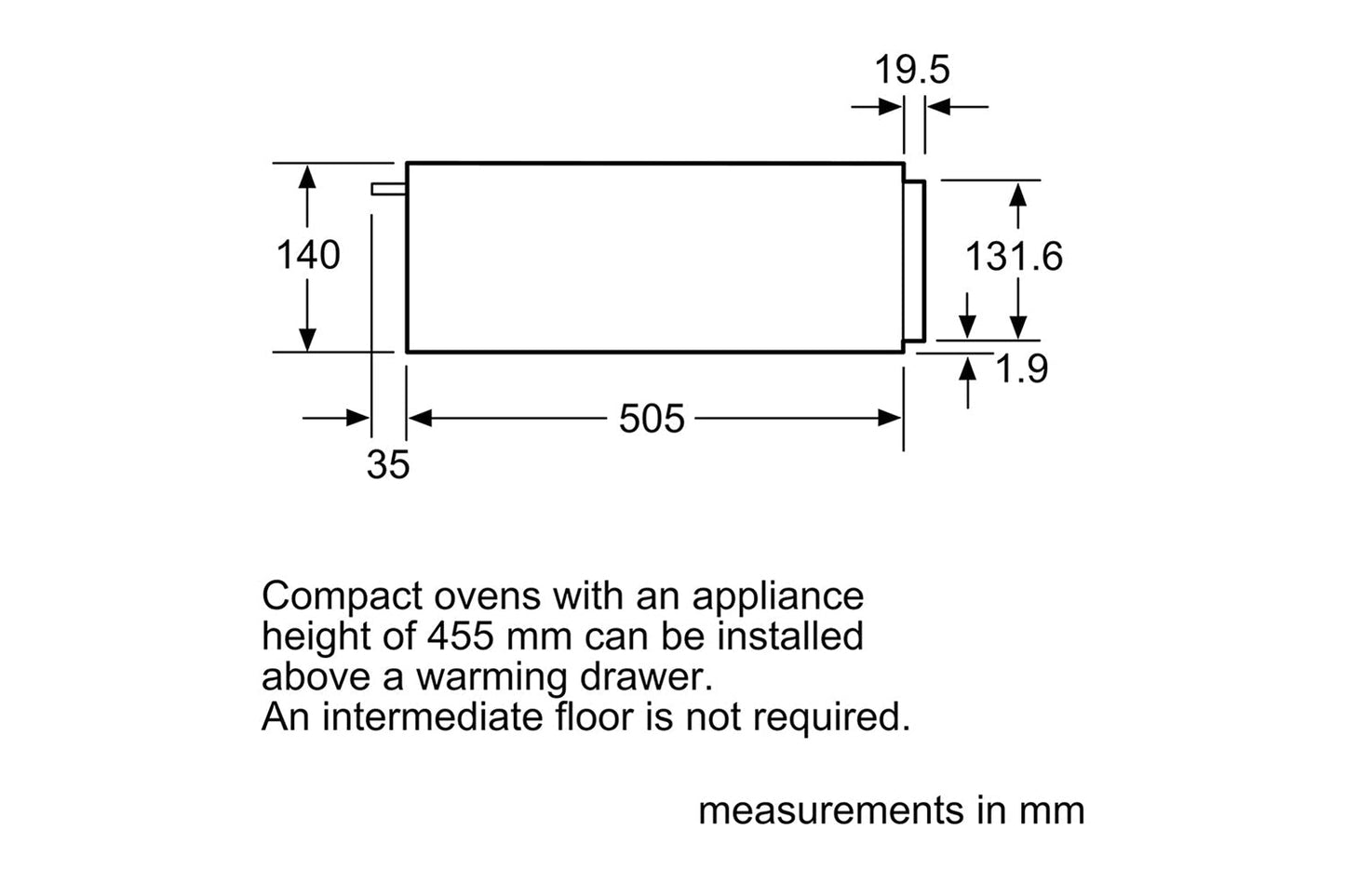 Neff Warming Drawer | N1AHA01N0B