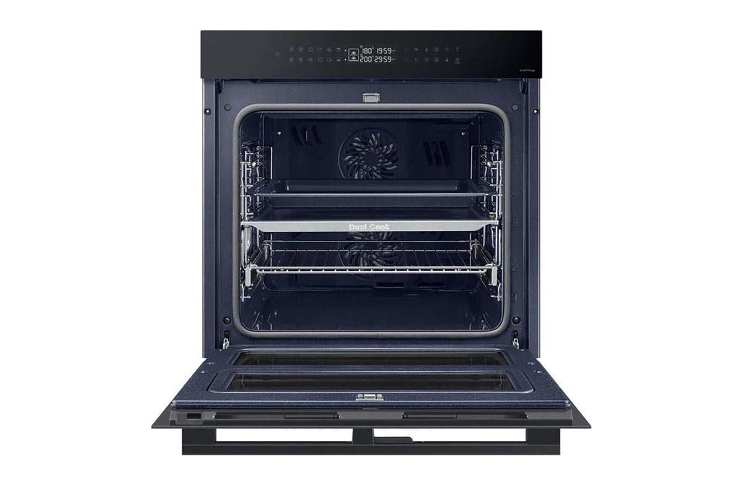 Samsung Series 4 Built-in Steam Single Oven | NV7B4355VAK/U4 | Clean Black