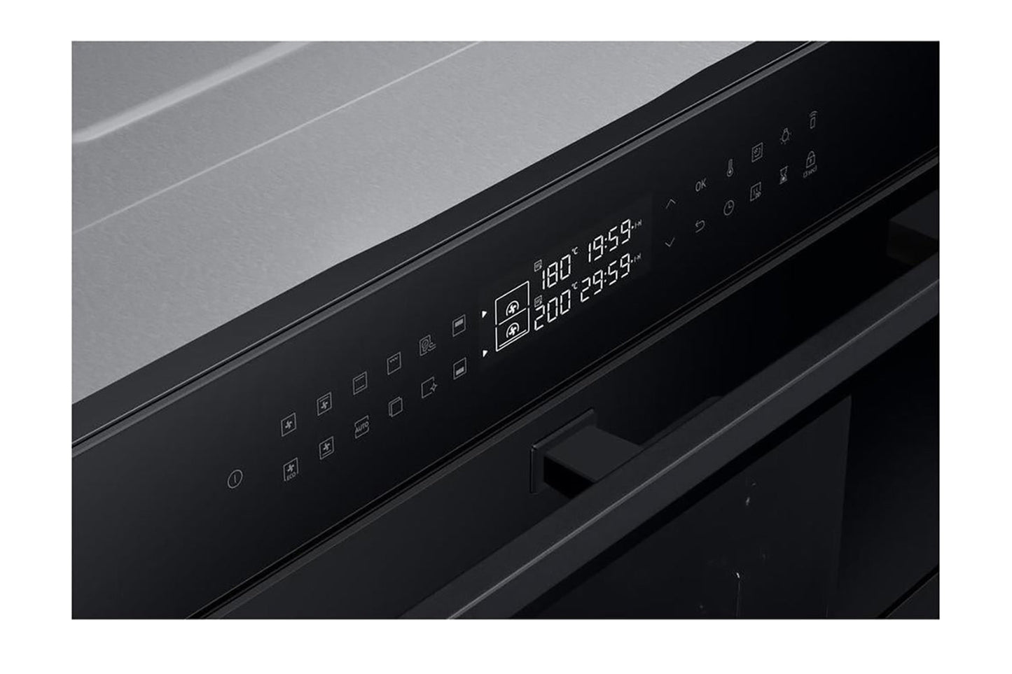 Samsung Series 4 Built-in Steam Single Oven | NV7B4355VAK/U4 | Clean Black