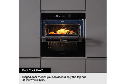 Samsung Series 4 Built-in Steam Single Oven | NV7B4355VAK/U4 | Clean Black