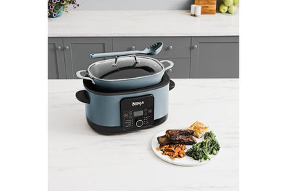 Ninja 8L Foodi Possible 8-in-1 Slow Cooker | MC1001UK | Sea Salt Grey