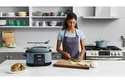 Ninja 8L Foodi Possible 8-in-1 Slow Cooker | MC1001UK | Sea Salt Grey
