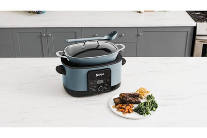 Ninja 8L Foodi Possible 8-in-1 Slow Cooker | MC1001UK | Sea Salt Grey